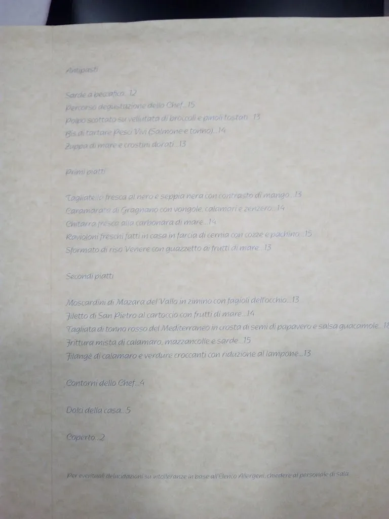 Menu_Ristorante Specialità pesce Ristorante Pesci Vivi_Chivasso_immagine_4