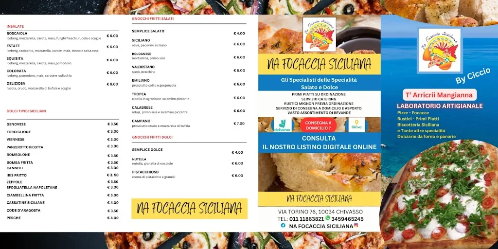 Menu_Pizzeria Na Focaccia Siciliana_Chivasso_image_1