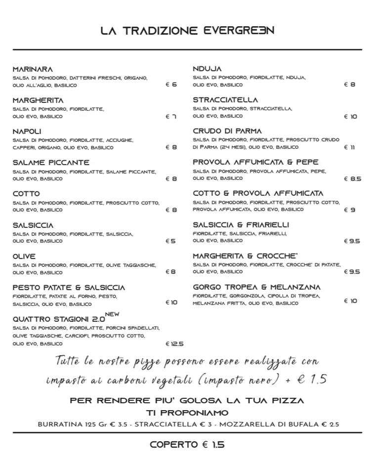 Menu_Evergreen Chivasso - Pizzeria - Friggitoria_Chivasso_image_2