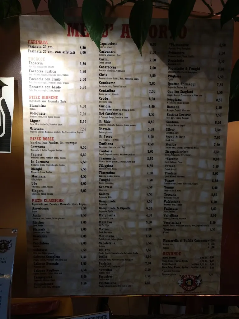 Menu_Pizzeria Old Fox_Condove_image_4