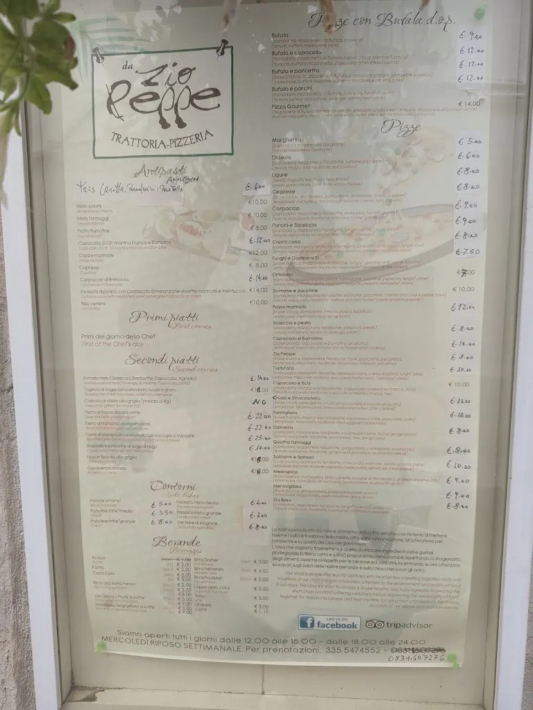 Menu_Da Zio Peppe trattoria pizzeria_Ceglie Messapica_image_2