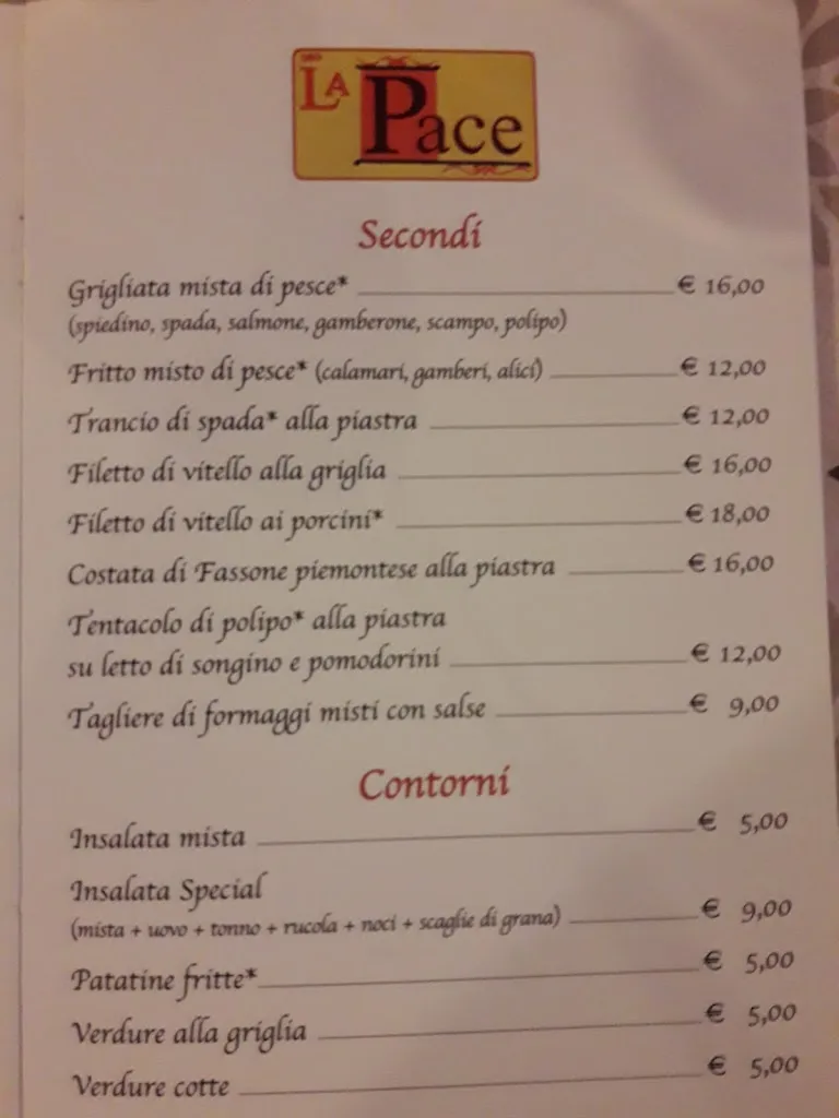 Menü_Ristorante La Pace_Coazze_Bild_2