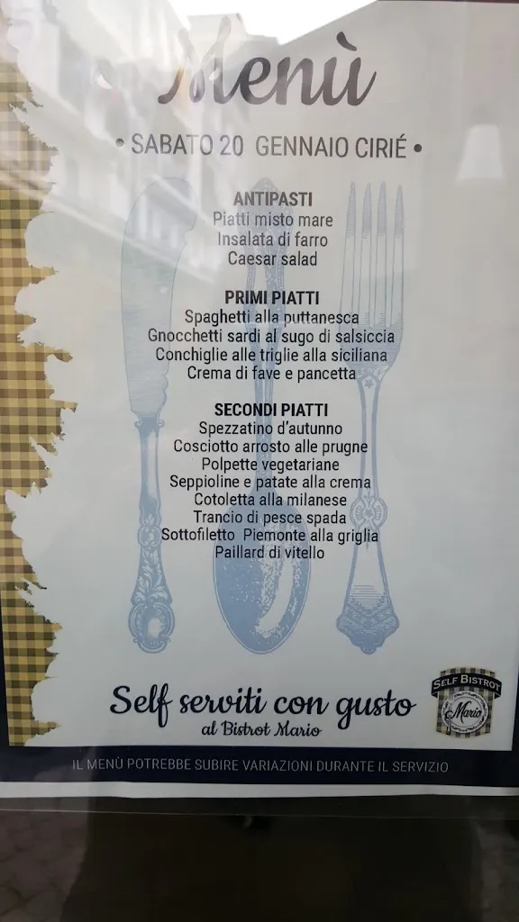 Menu_Self Bistrot Mario Cirié_Ciriè_image_1