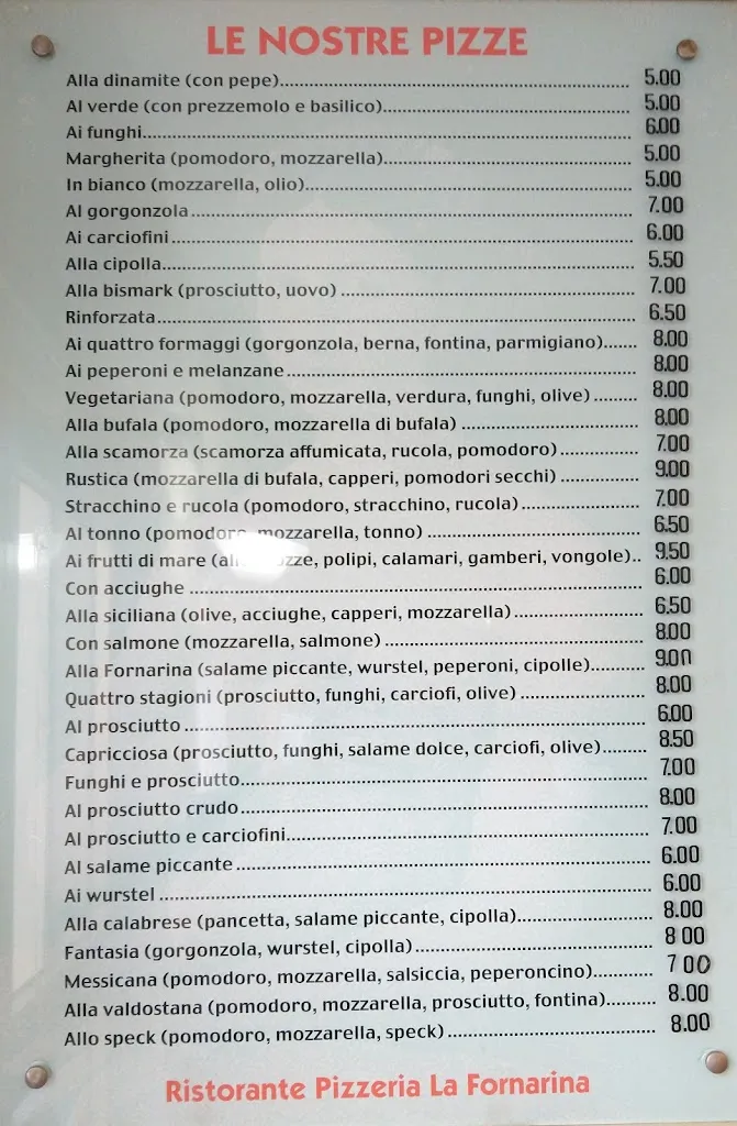 Menu_La Fornarina_Ciriè_image_2