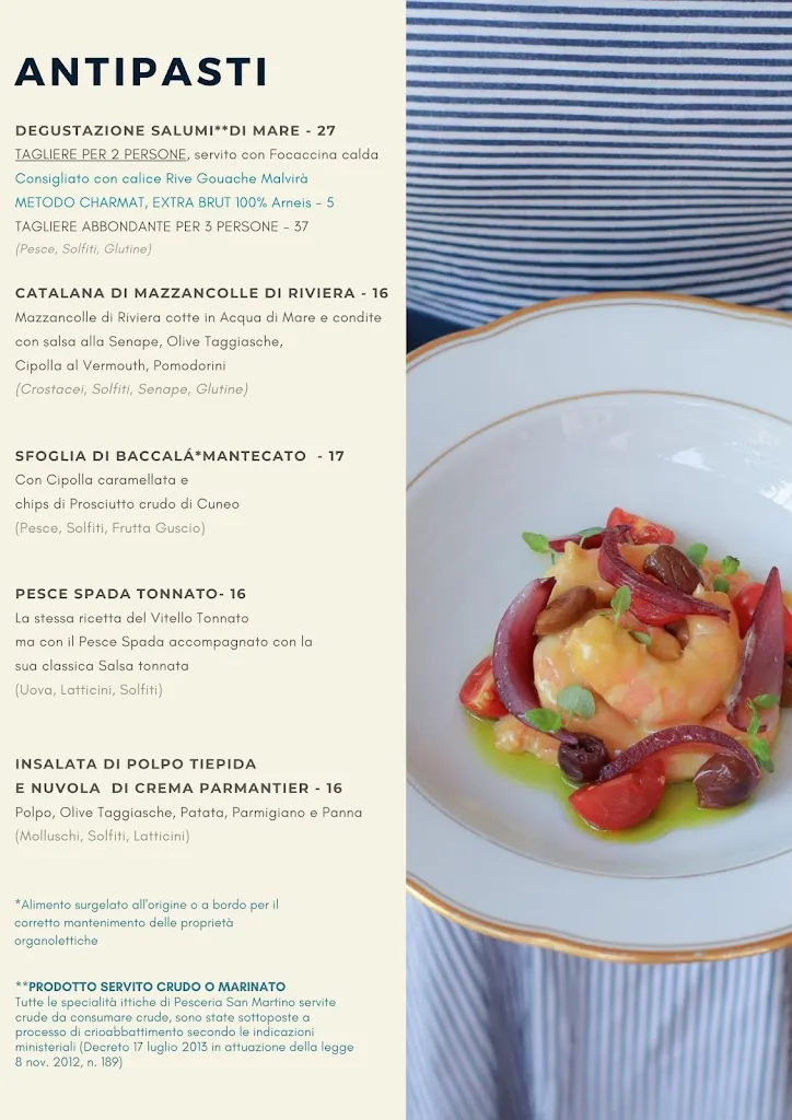 Menu_Pesceria San Martino Bistrot del Mare_Ciriè_immagine_2