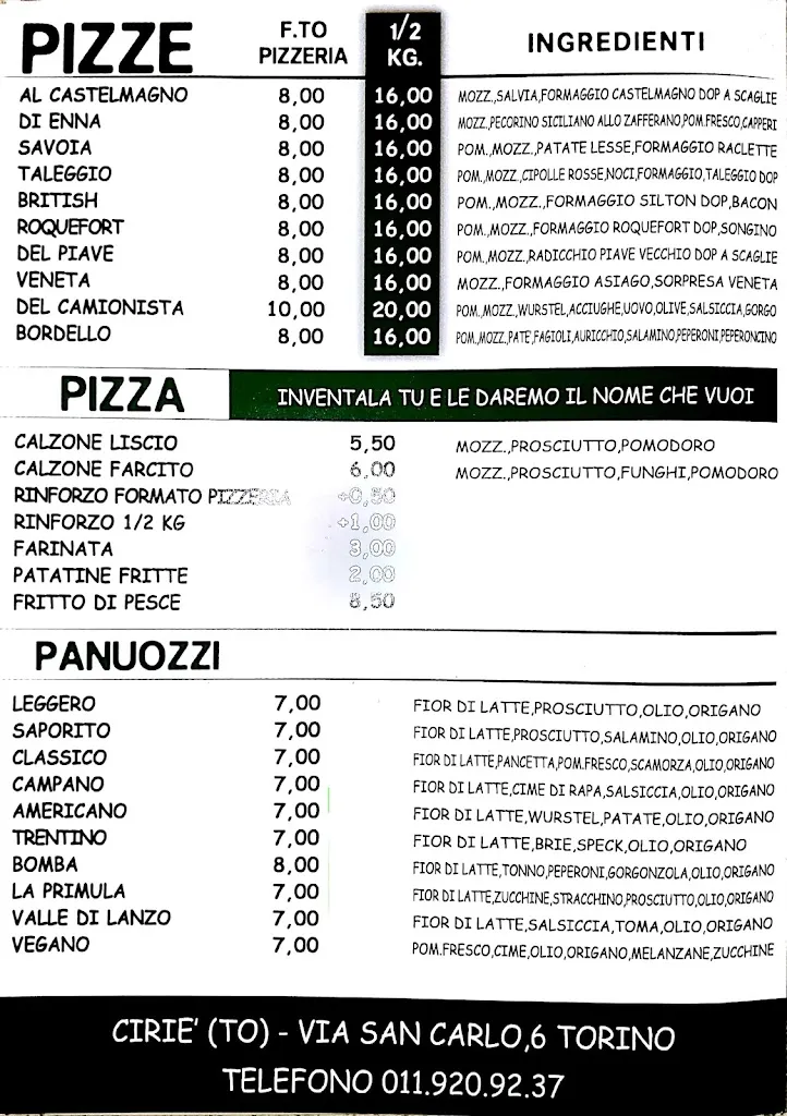 Menu_L'Oasi Pizzeria_Ciriè_image_4