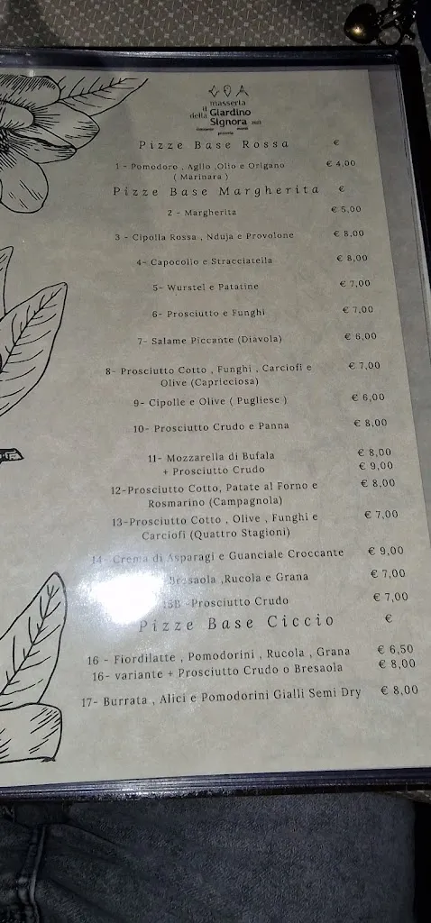Menu_Il Giardino della Signora_Ceglie Messapica_immagine_2