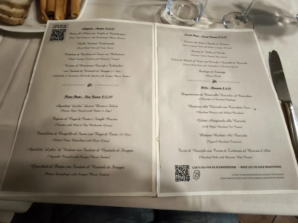 Menu_Ristorante Albergo 