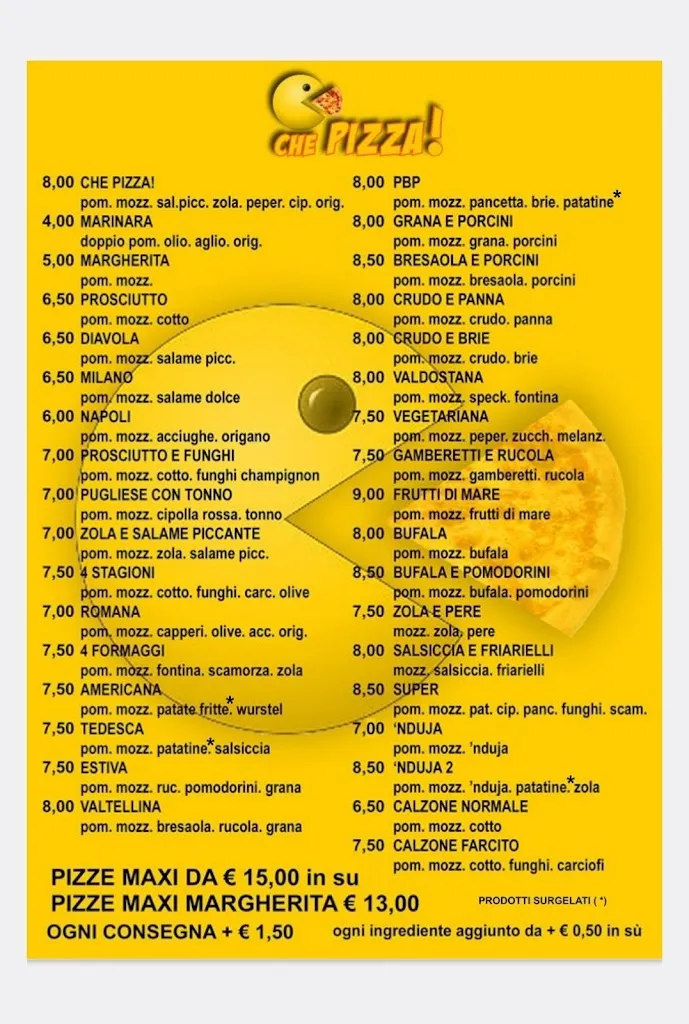 Menu_Che pizza! Di Sgarrella Cristian_Divignano_image_1