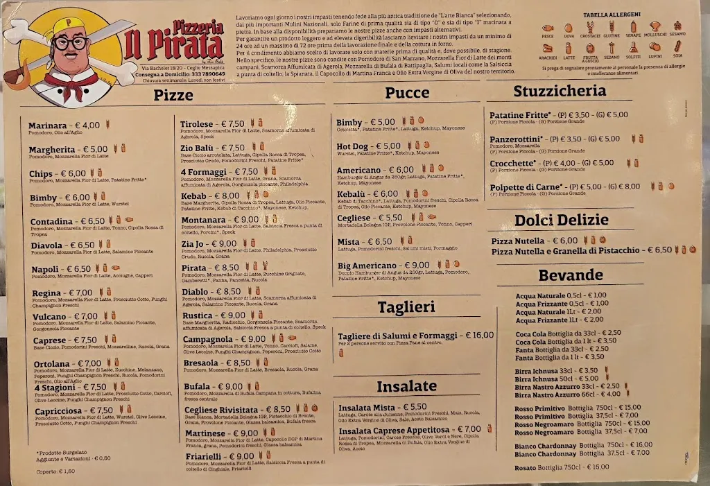 Menu_Il Pirata - by Zio Balu'_Ceglie Messapica_image_1