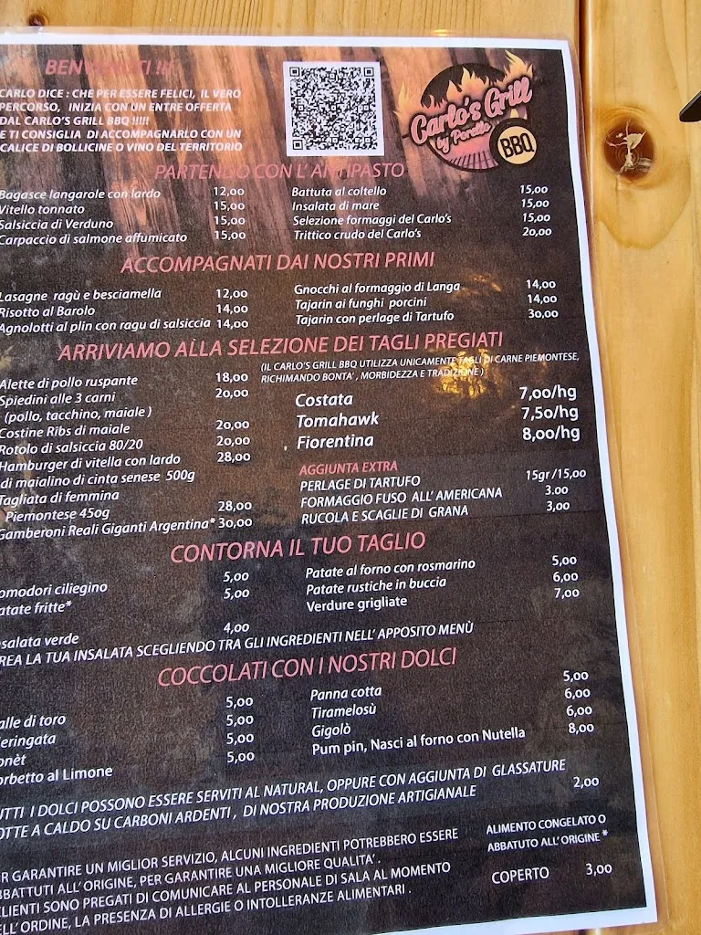 Menu_Carlo’s Grill BBQ by Porello_Diano d'Alba_image_1