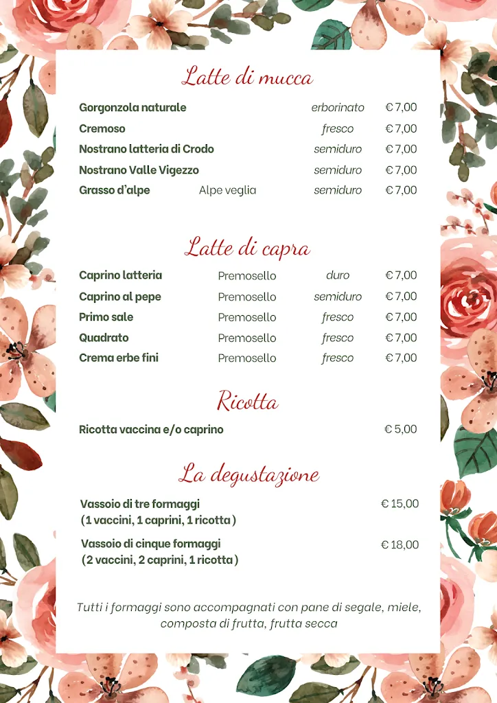 Menu_Ristorante Piemonte 