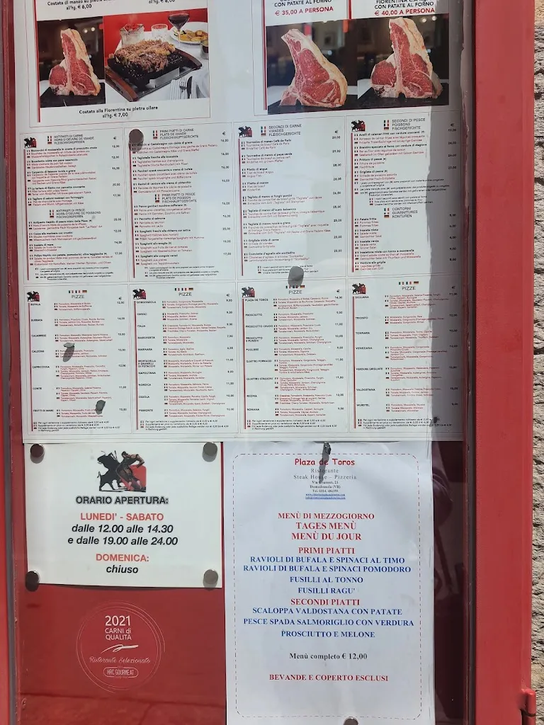 Menu_Ristorante Plaza De Toros_Domodossola_image_1