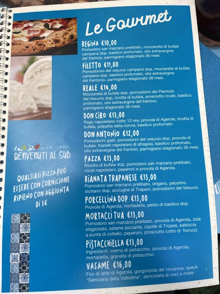 Menu_Benvenuti al sud Domodossola_Domodossola_immagine_3