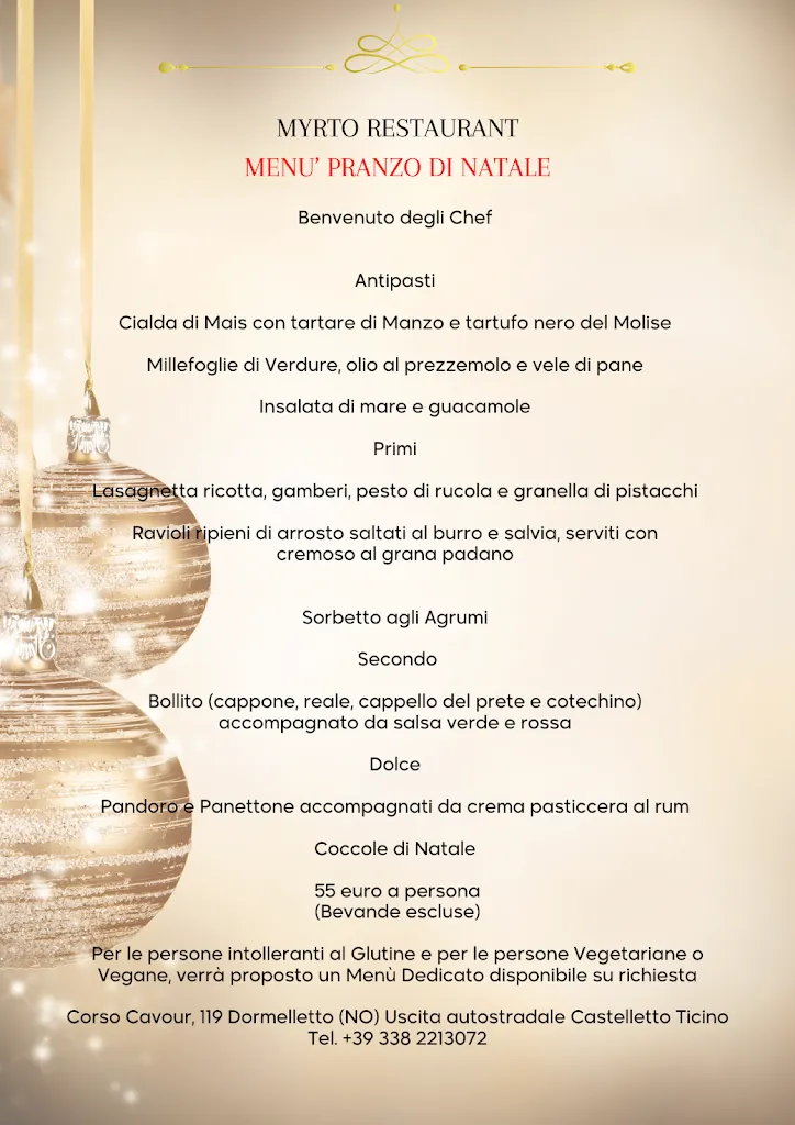 Menü_Myrto Restaurant Lago Maggiore_Dormelletto_Bild_1