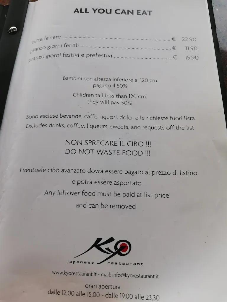 Menu_Kyo Restaurant_Dormelletto_image_2