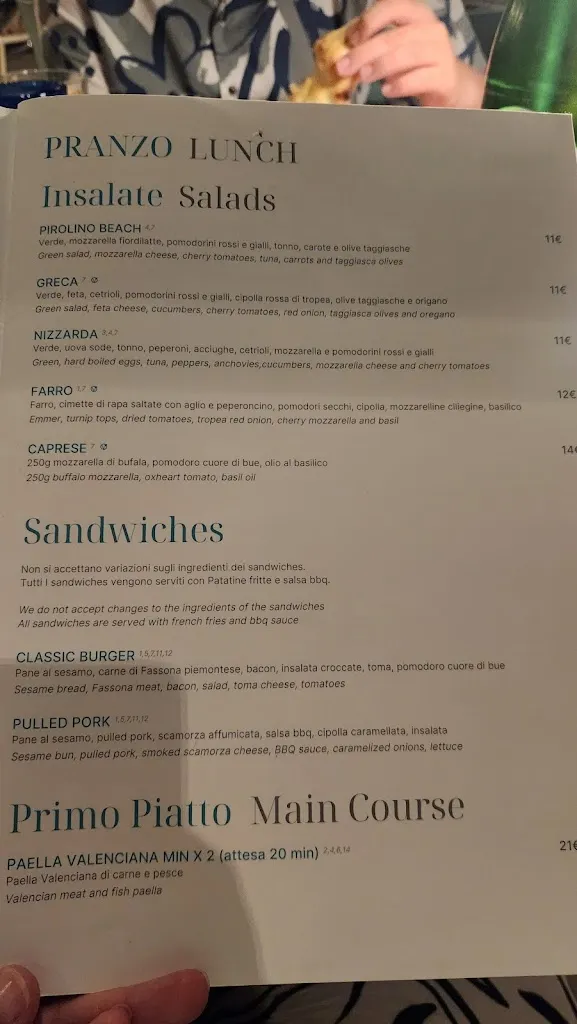 Menu_Pirolino Beach_Dormelletto_image_1