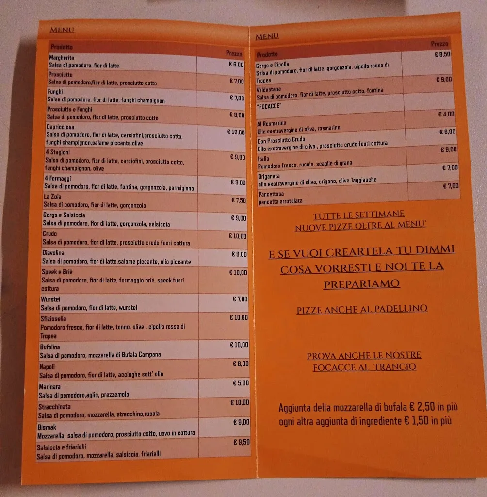 Menu_Pazzi di Pizza pizzeria, bar, piccola cucina, pizza anche d asporto_Entracque_immagine_1
