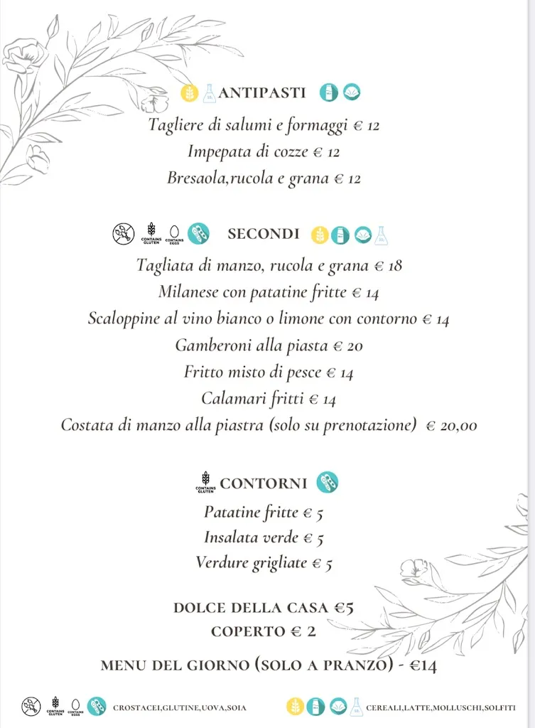 Menu_Ristorante pizzeria Orchidea di Isopo Filippo_Fara Novarese_image_1