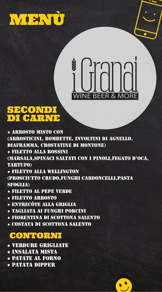 Menu_I Granai - Wine Beer & More_Copertino_immagine_2