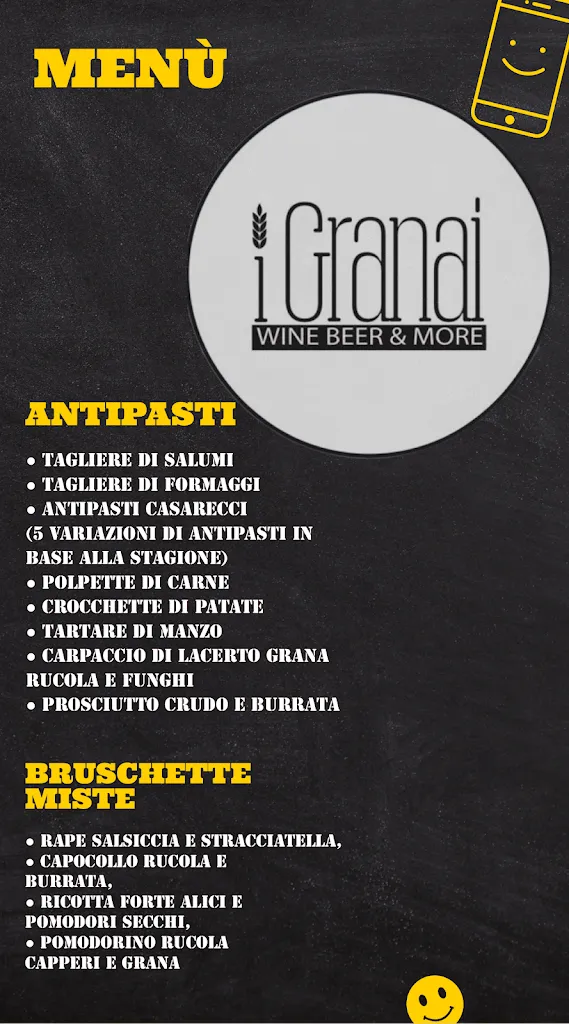 Menu_I Granai - Wine Beer & More_Copertino_immagine_4