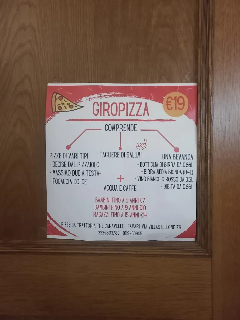 Menu_Pizzeria e trattoria Tre Caravelle da Claudio_Favari-Avatanei_image_4