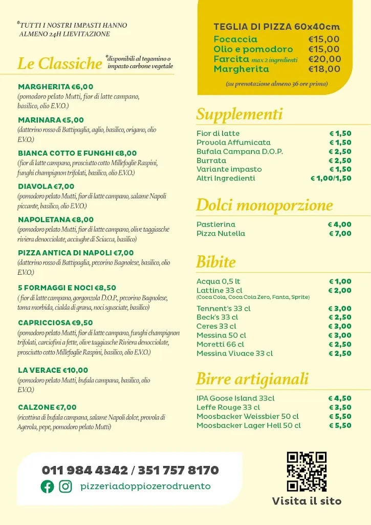 Menu_Pizzeria DoppioZero Druento_Druento_image_1