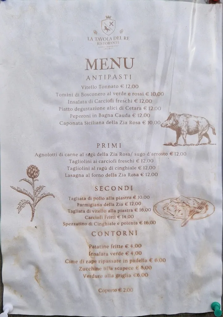 Menu_La Tavola del Re_Druento_image_1