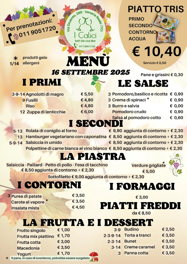 Menu_I Calici Self Service Bar_Druento_image_1