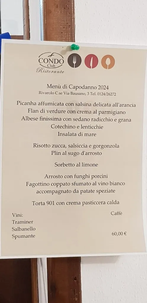 Menu_Ristorante Condo Club di Pama sas_Feletto_image_3