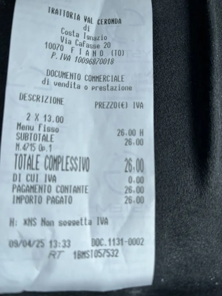 Angelo Saponaro_Trattoria Val Ceronda_Fiano_review