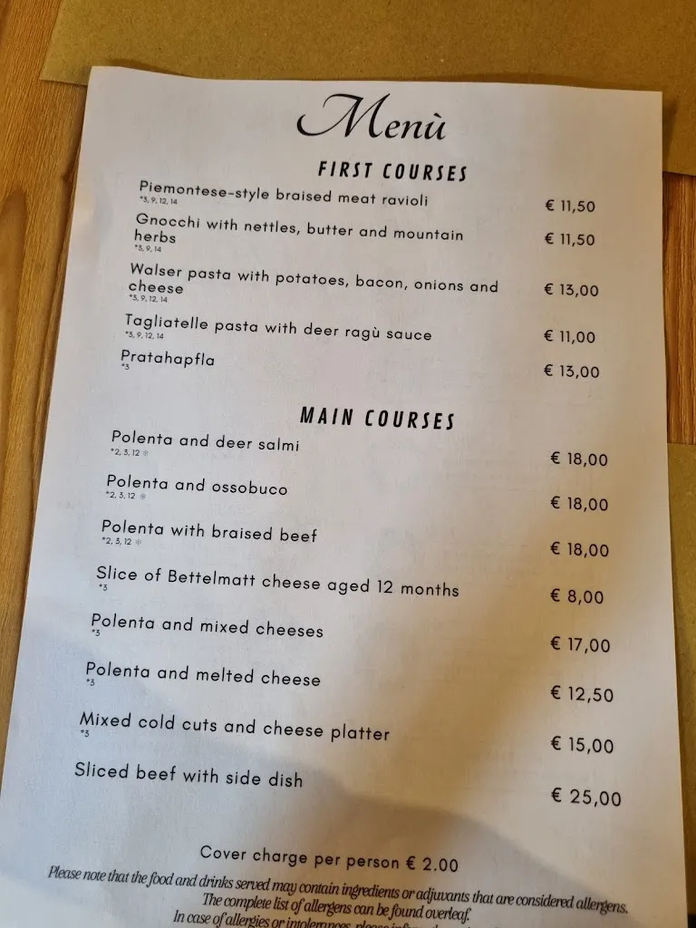 Menu_Bar Trattoria La Baita_Formazza_image_1