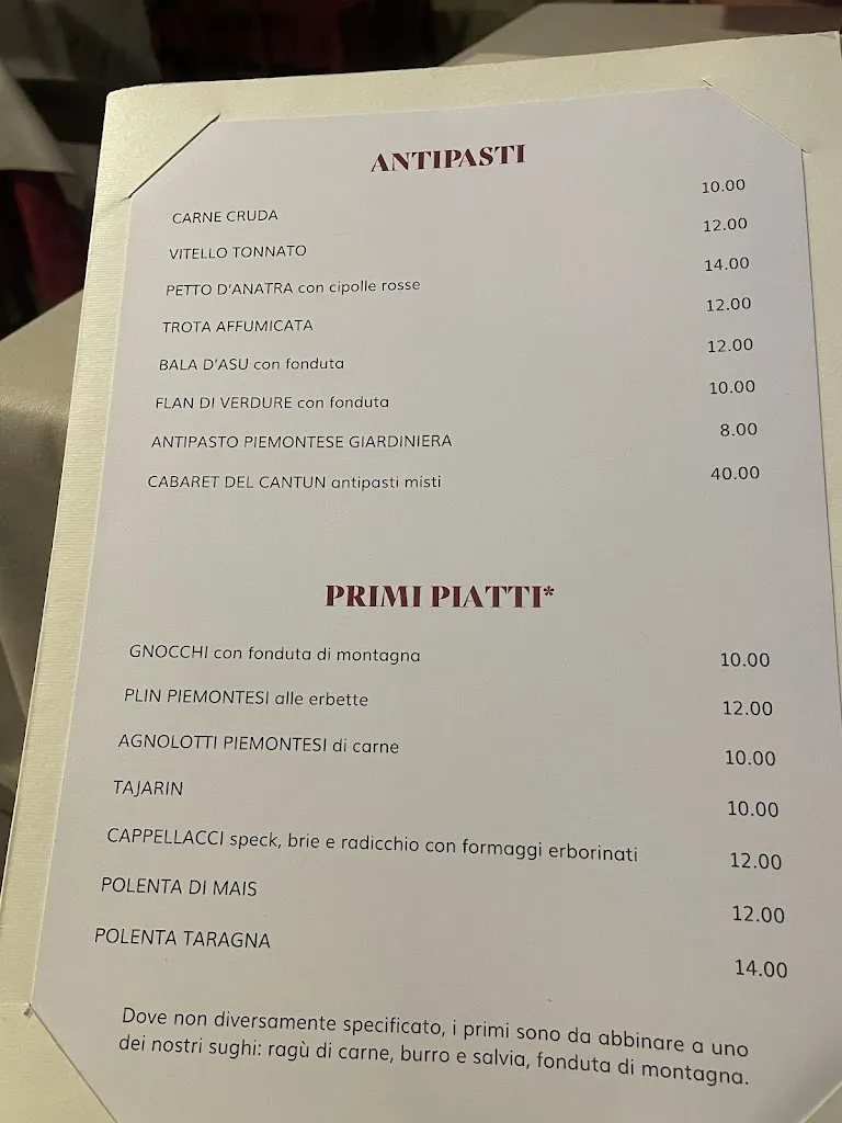 Menu_Al Cantun Frabosa - Cucina tipica piemontese_Frabosa Soprana_image_1