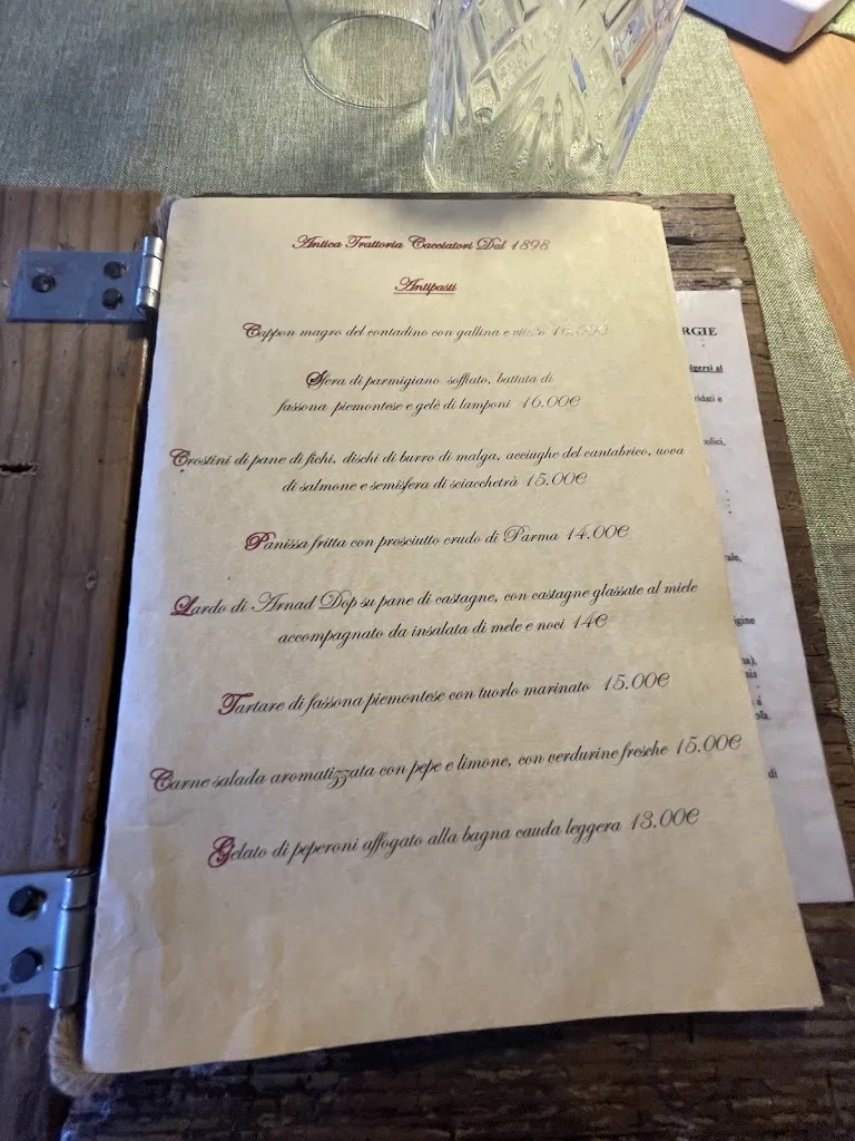 Menu_Antica Trattoria Cacciatori dal 1898 Ristorante_Fraconalto_image_4