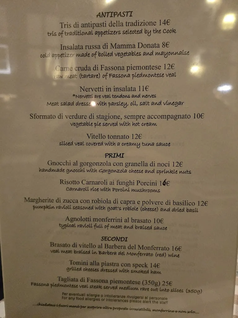 Menu_Ristorante Trattoria Serenella Le Tre Lasagne_Frassinello Monferrato_image_1