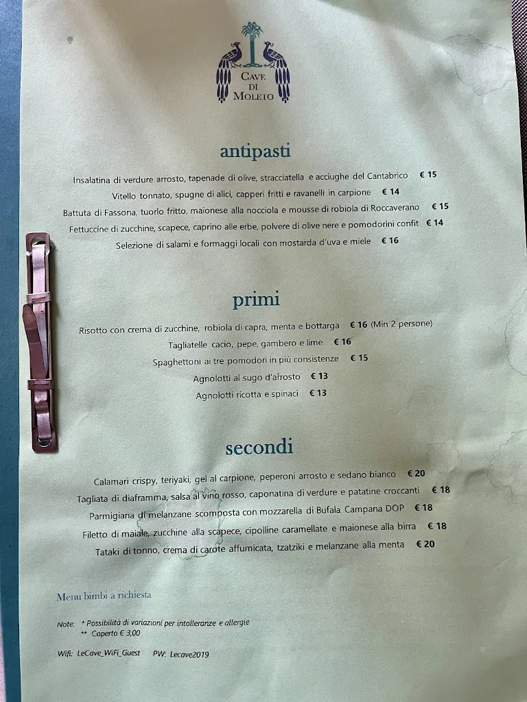 Menu_Cave di Moleto ristorante_Frassinello Monferrato_image_1