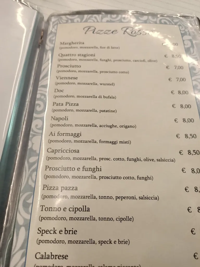Menu_La Rosa Blu Pizzeria Ristorante_Fossano_image_1