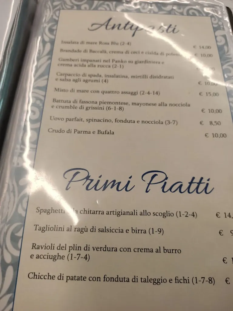 Menu_La Rosa Blu Pizzeria Ristorante_Fossano_image_3