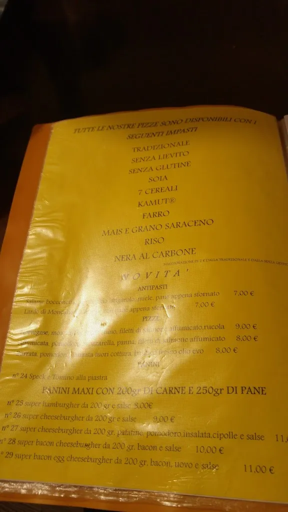 Menu_Il Drago e la Fata Pizzeria Ristopub_Fossano_image_1