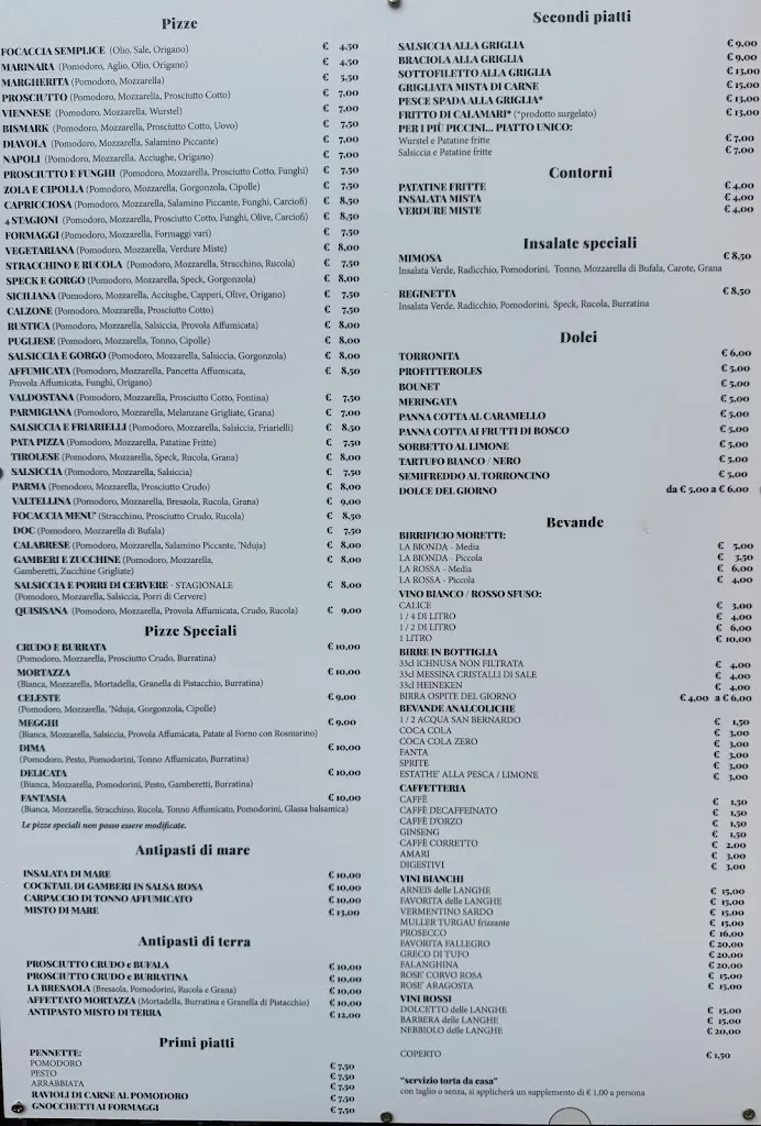 Menu_Pizzeria Quisisana_Fossano_image_1
