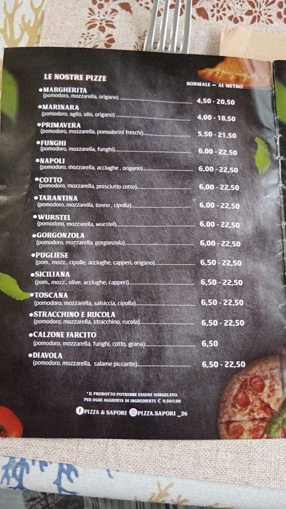 Menu_Pizza & Sapori_Gaglianico_image_1
