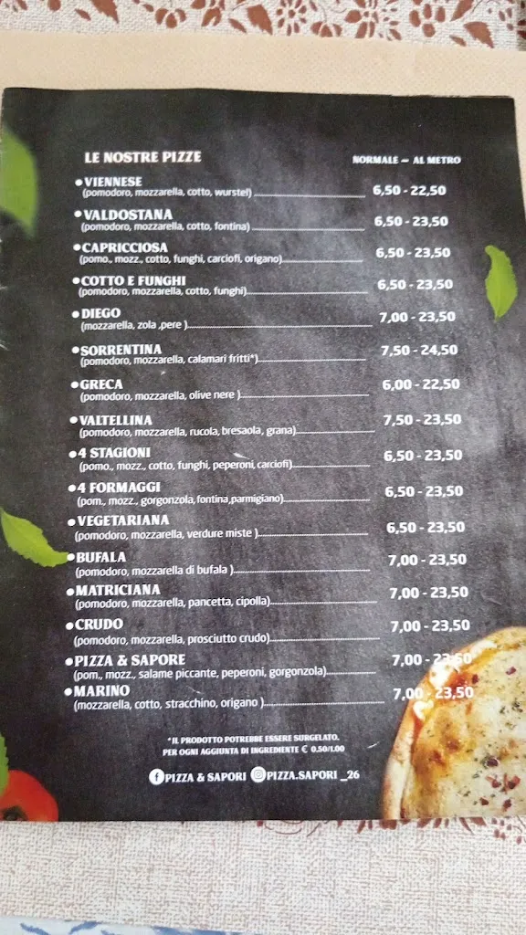 Menu_Pizza & Sapori_Gaglianico_image_2