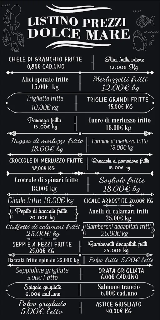 Menu_Dolce mare gastronomia friggitoria_Cerignola_image_1