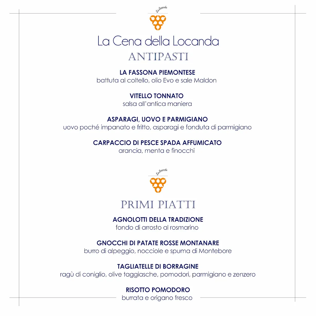Menu_La Locanda - Ristorante del Golf Colline del Gavi_Francavilla Bisio_image_2