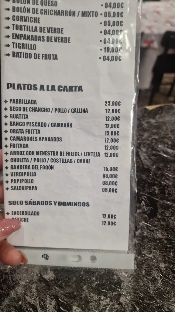 Menu_Bar Ristorante Perbacco ché Fogón Latino_Francavilla Bisio_image_1