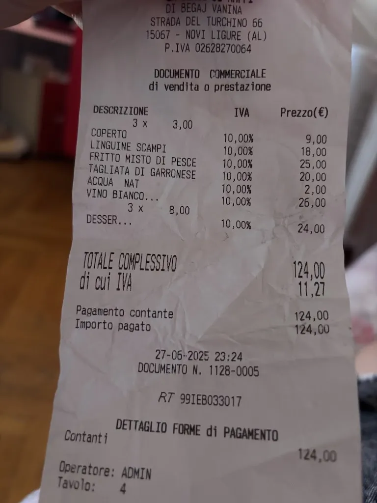 Andreea Lscv_Ristorante La corte di Raffi 4_Francavilla Bisio_review