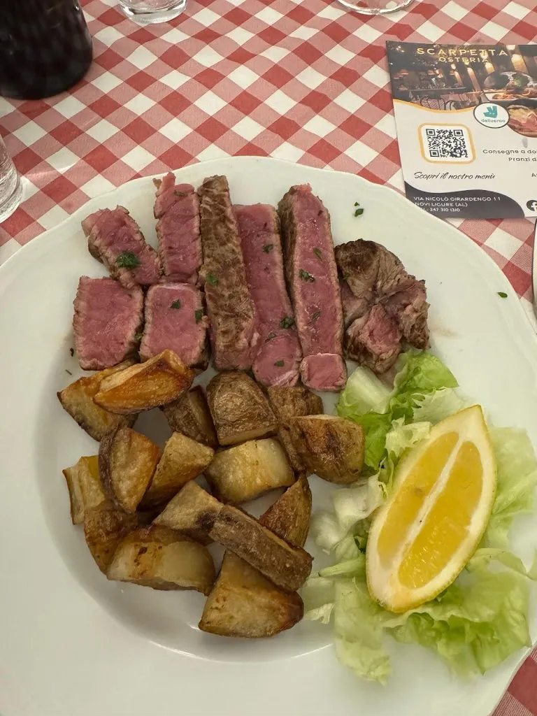 Scarpetta Osteria restaurant in Francavilla Bisio