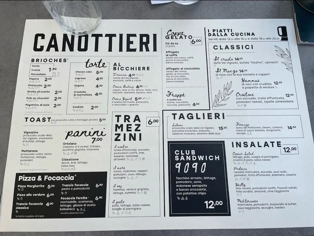 Menü_Canottieri Omegna - Ristorante e Bar Bistrot_Gabbio-Cereda-Ramate_Bild_2