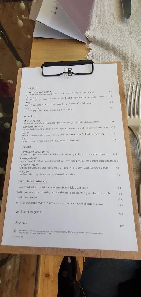Menu_Osteria 50_Galliate_image_3