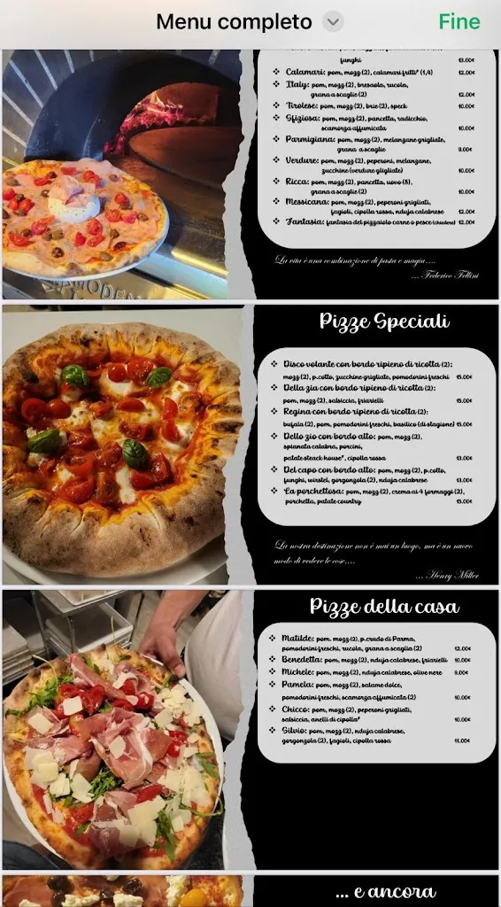 Menu_La Bella Matil Detta Pizzeria con forni a legna & Forno Gluten Free_Galliate_image_1